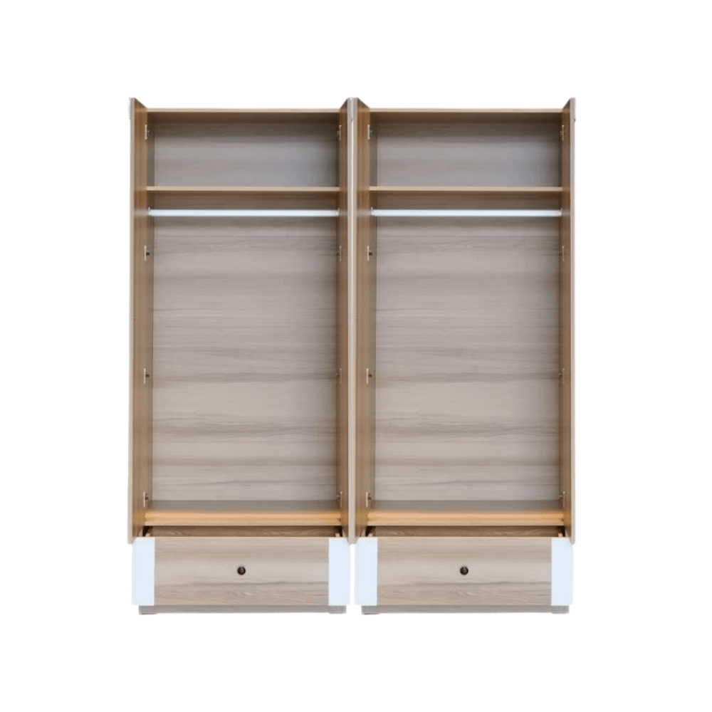 ชุดห้องนอน 6 ฟุต WISDOM DESIGN FURNITURE รุ่น ARISTA 7 สี แอช/ขาว_4